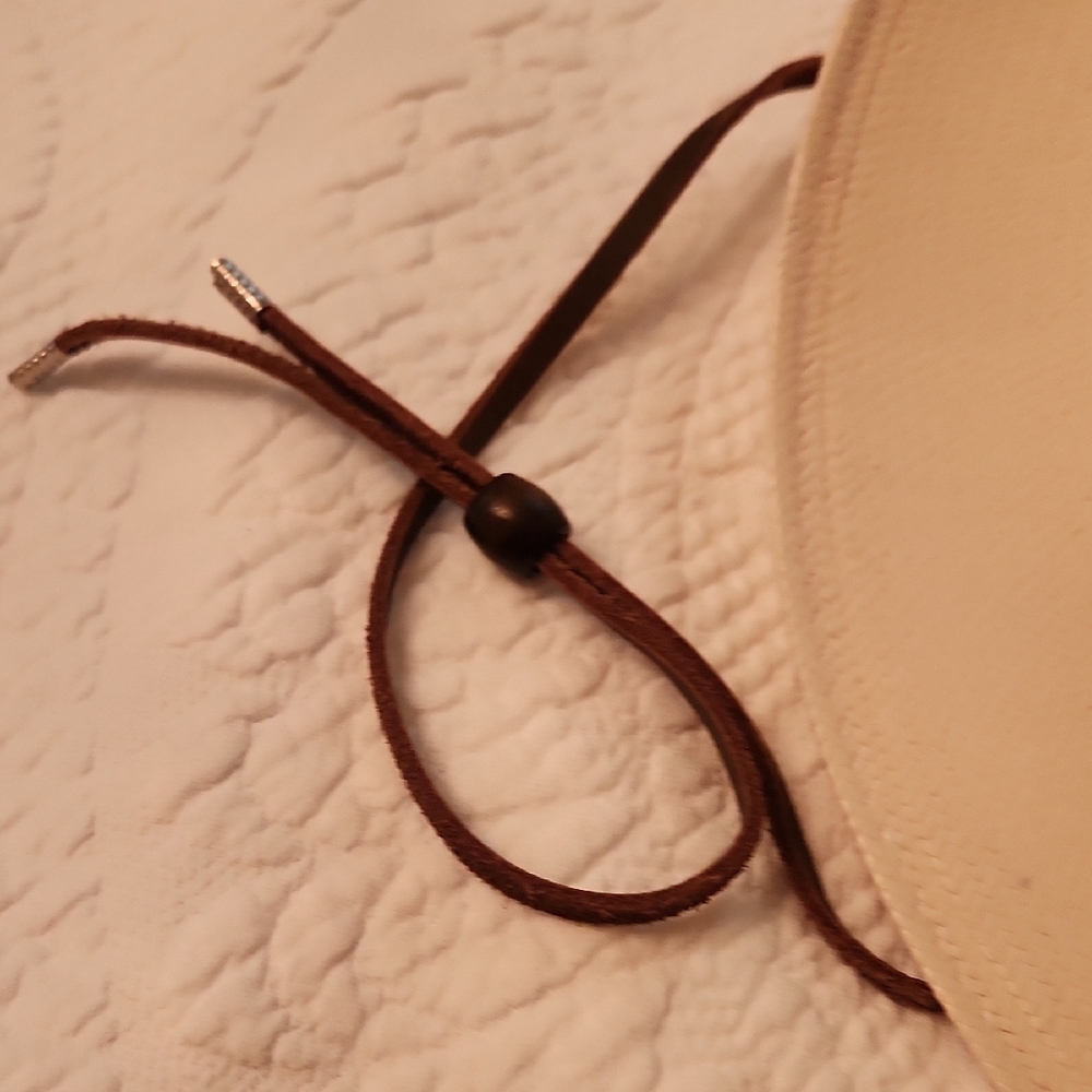 Stetson Beige Western Hat with Brown Band - Picture 5 of 10